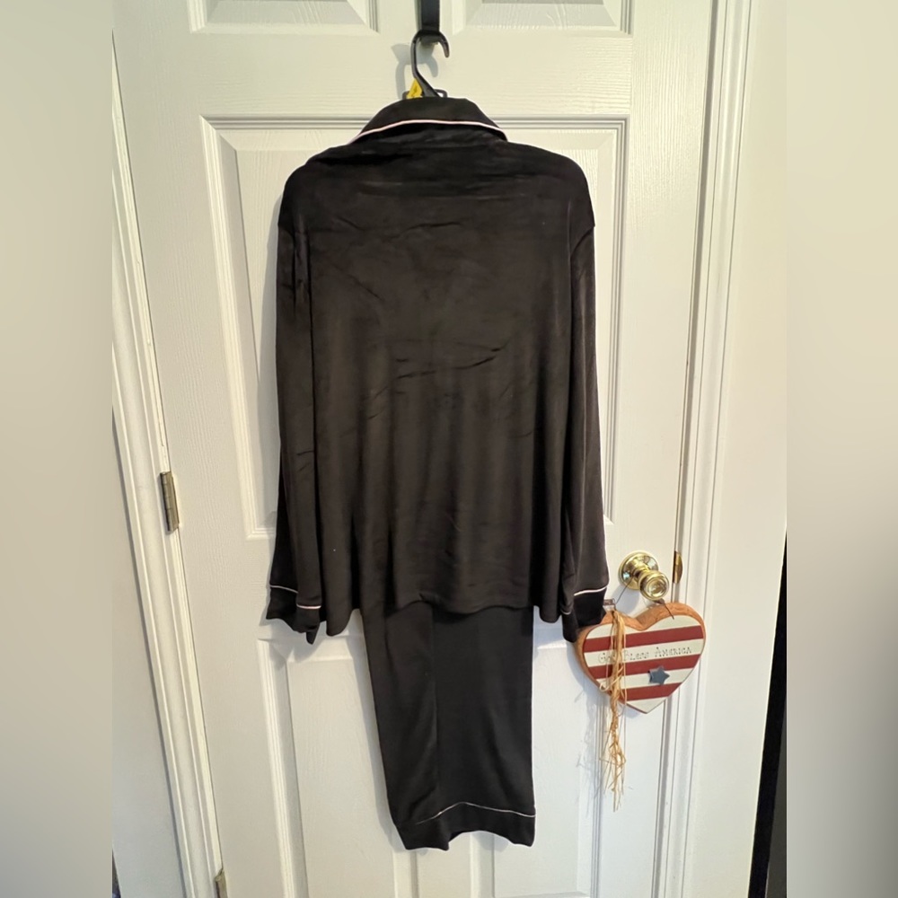 Pajama set nwt size large (12/14) black - Picture 6 of 12